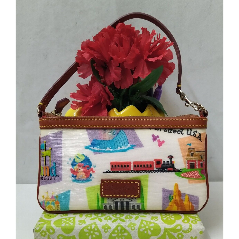 Dooney and Bourke Retro Disneyland 50th Anniversary Multicolor Wristlet - Wallet